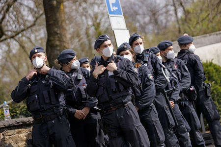 Beerdigung eines hochrangigen Clan-Mitglieds in Leverkusen