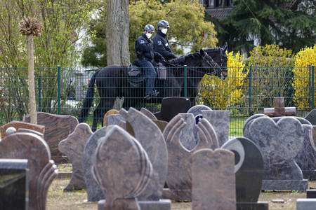 Beerdigung eines hochrangigen Clan-Mitglieds in Leverkusen