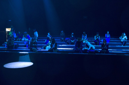 Isabel Sanchis Fashion Show auf der 73. Mercedes-Benz Fashion Week Madrid