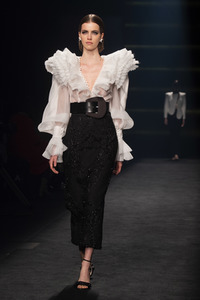 Isabel Sanchis Fashion Show auf der 73. Mercedes-Benz Fashion Week Madrid