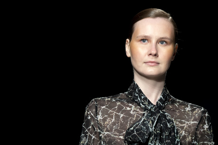 Angel Schlesser Fashion Show auf der 73. Mercedes-Benz Fashion Week Madrid