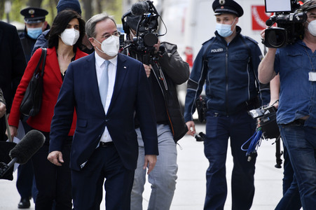 Ankunft zur CDU Fraktionssitzung in Berlin