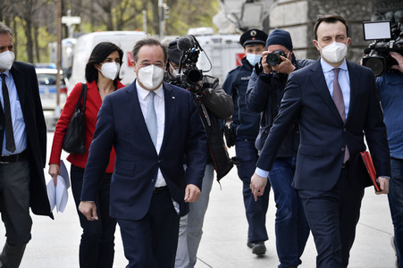 Ankunft zur CDU Fraktionssitzung in Berlin