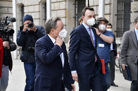 Ankunft zur CDU Fraktionssitzung in Berlin