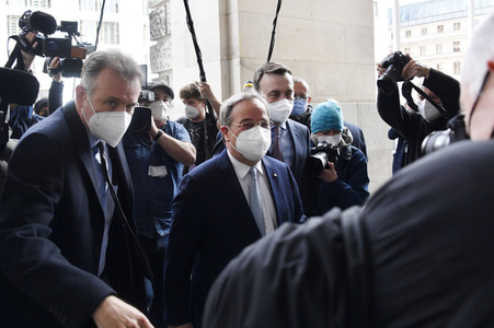 Ankunft zur CDU Fraktionssitzung in Berlin