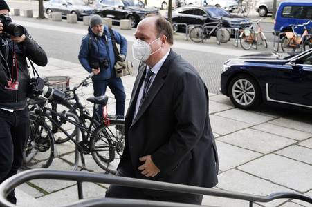 Ankunft zur CDU Fraktionssitzung in Berlin