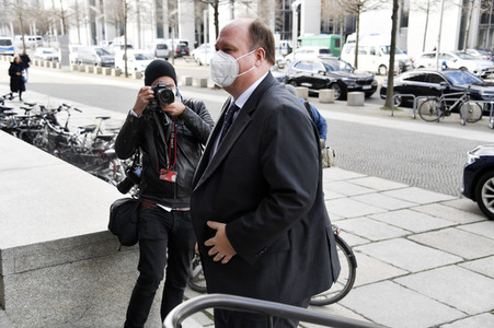 Ankunft zur CDU Fraktionssitzung in Berlin