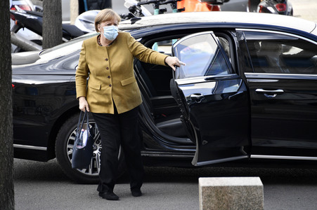 Ankunft zur CDU Fraktionssitzung in Berlin