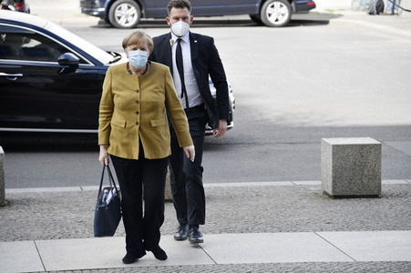 Ankunft zur CDU Fraktionssitzung in Berlin