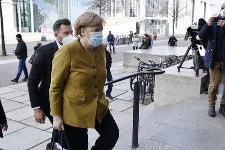 Ankunft zur CDU Fraktionssitzung in Berlin