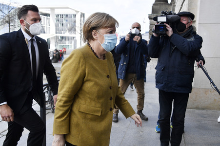 Ankunft zur CDU Fraktionssitzung in Berlin