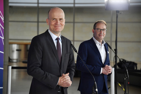 Pressestatement der CDU/CSU-Bundestagsfraktion in Berlin