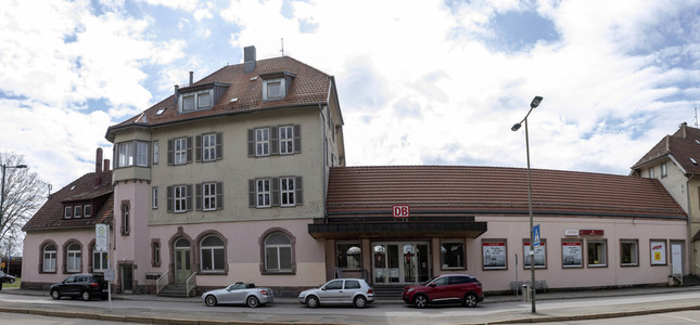 Der Hauptbahnhof in Freudenstadt
