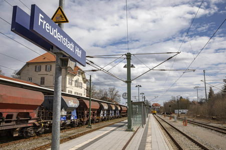 Der Hauptbahnhof in Freudenstadt