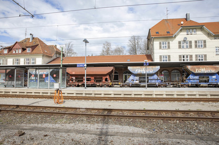 Der Hauptbahnhof in Freudenstadt
