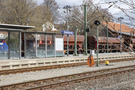Der Hauptbahnhof in Freudenstadt