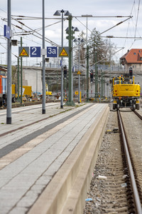Der Hauptbahnhof in Freudenstadt