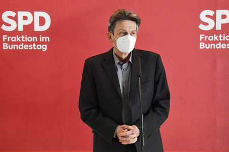 Pressestatement der SPD in Berlin