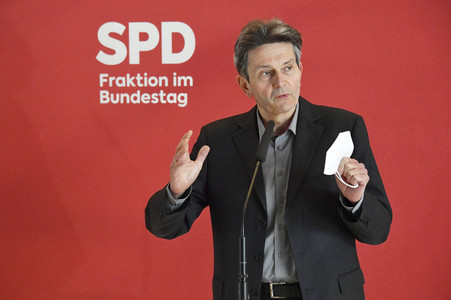 Pressestatement der SPD in Berlin