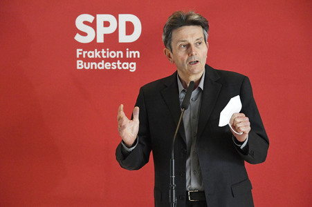 Pressestatement der SPD in Berlin
