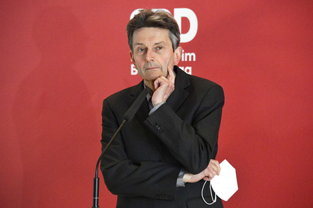 Pressestatement der SPD in Berlin