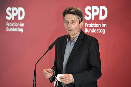 Pressestatement der SPD in Berlin