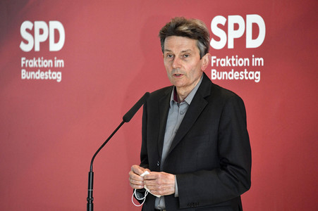 Pressestatement der SPD in Berlin