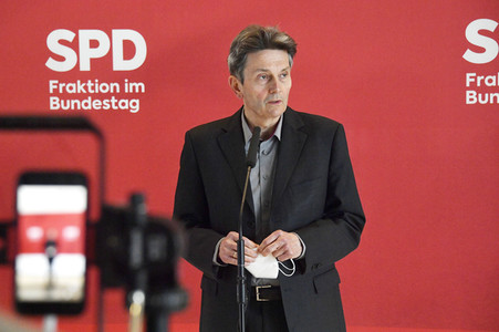 Pressestatement der SPD in Berlin