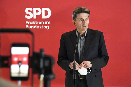 Pressestatement der SPD in Berlin