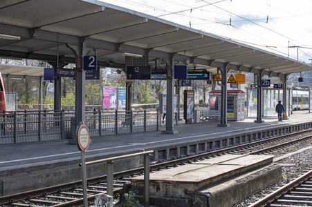 Der Hauptbahnhof in Tübingen