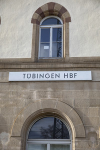 Der Hauptbahnhof in Tübingen