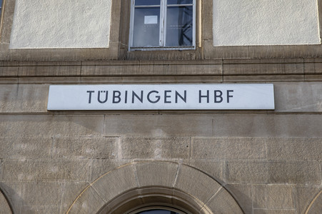Der Hauptbahnhof in Tübingen