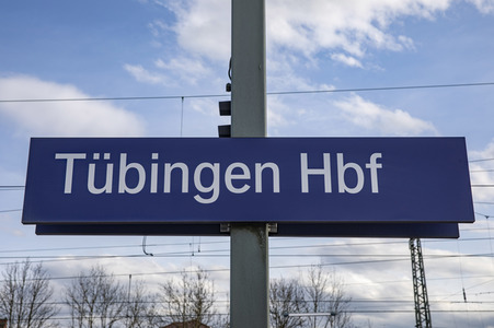 Der Hauptbahnhof in Tübingen