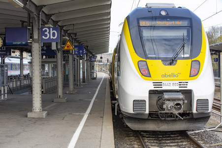Der Hauptbahnhof in Tübingen