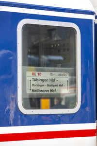 Der Hauptbahnhof in Tübingen