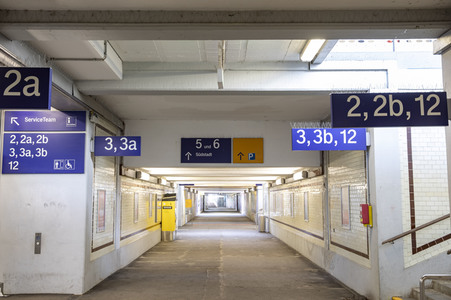 Der Hauptbahnhof in Tübingen