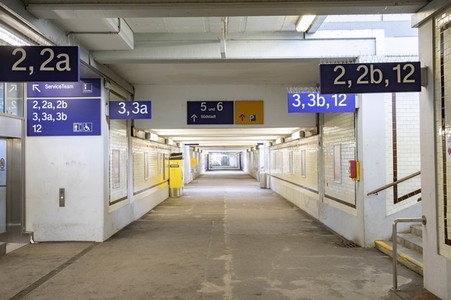 Der Hauptbahnhof in Tübingen