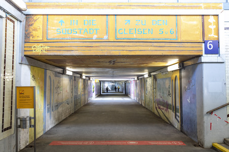 Der Hauptbahnhof in Tübingen