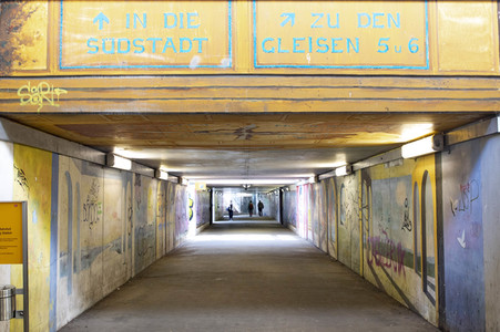 Der Hauptbahnhof in Tübingen
