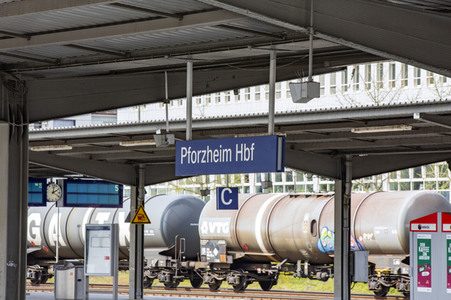 Der Hauptbahnhof in Pforzheim