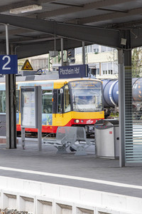 Der Hauptbahnhof in Pforzheim
