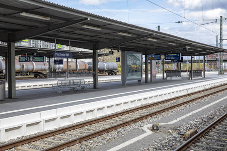 Der Hauptbahnhof in Pforzheim