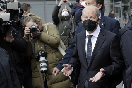 Olaf Scholz beim Besuch vom Vivantes-Klinikum in Berlin
