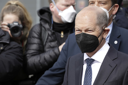 Olaf Scholz beim Besuch vom Vivantes-Klinikum in Berlin