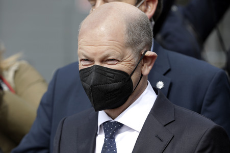 Olaf Scholz beim Besuch vom Vivantes-Klinikum in Berlin