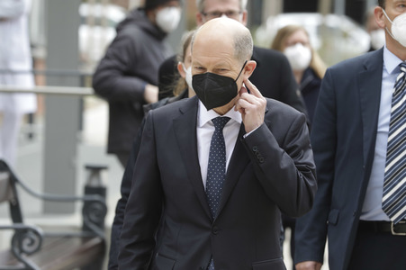 Olaf Scholz beim Besuch vom Vivantes-Klinikum in Berlin