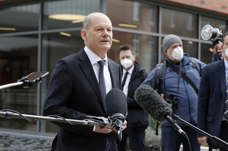Olaf Scholz beim Besuch vom Vivantes-Klinikum in Berlin
