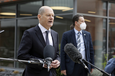 Olaf Scholz beim Besuch vom Vivantes-Klinikum in Berlin