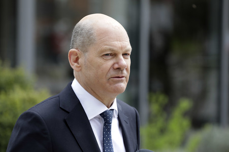 Olaf Scholz beim Besuch vom Vivantes-Klinikum in Berlin