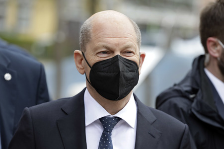 Olaf Scholz beim Besuch vom Vivantes-Klinikum in Berlin